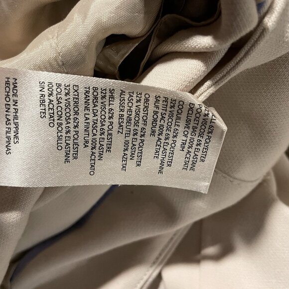 Maeve Anthropologie Pants Womens 10 Super Wide Leg Beige Capri High Rise Modest - Picture 4 of 8